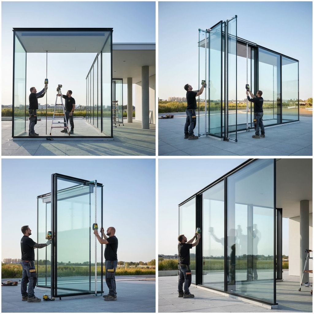 Glass Installation Process